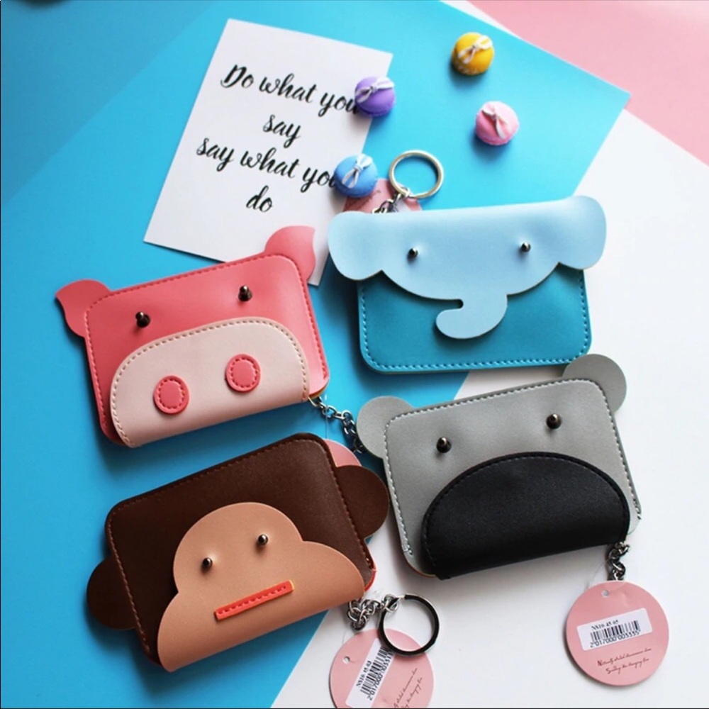NWT animal shape coin purse